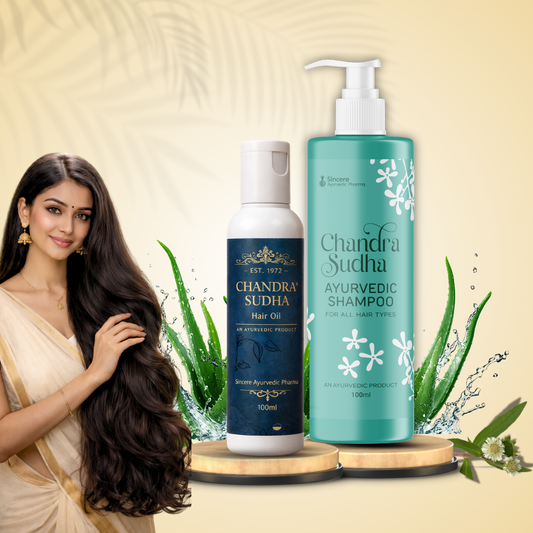 Chandrasudha Ayurvedic Regrow + Strengthen Hair Kit